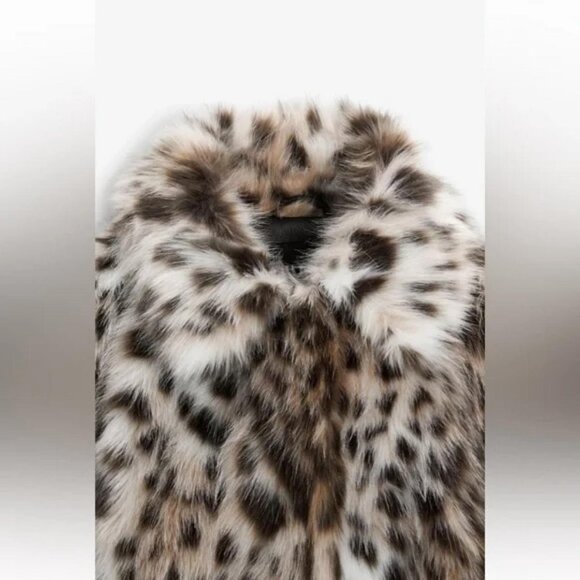 ZARA FAUX FUR JACKET ZW COLLECTION - Picture 4 of 4